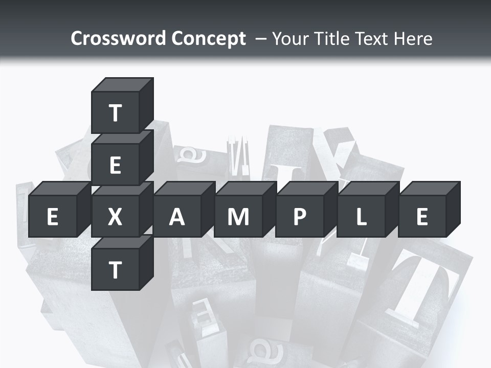 Font Old Characters PowerPoint Template