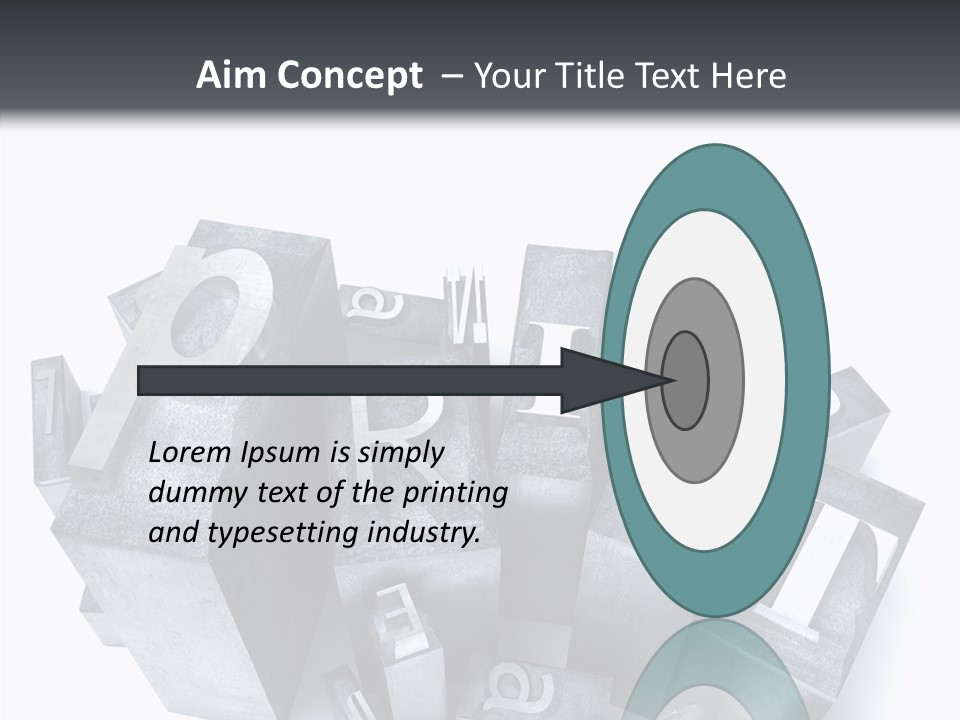 Font Old Characters PowerPoint Template