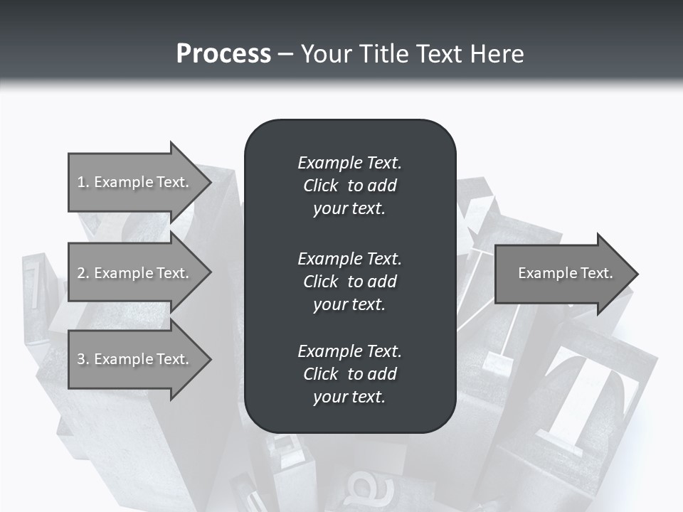 Font Old Characters PowerPoint Template