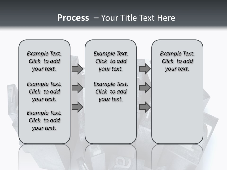 Font Old Characters PowerPoint Template