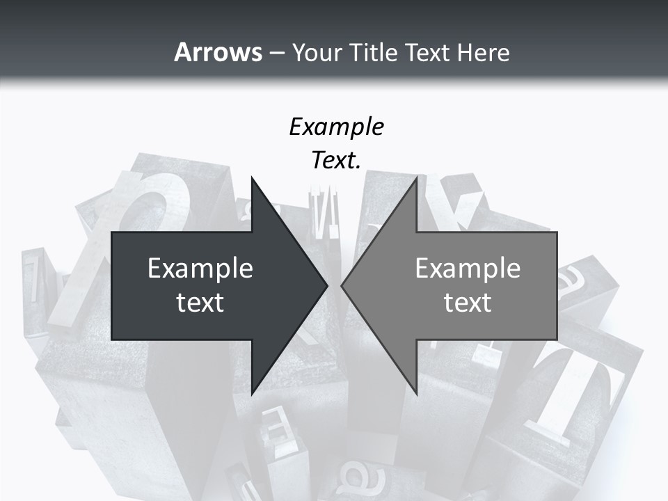 Font Old Characters PowerPoint Template
