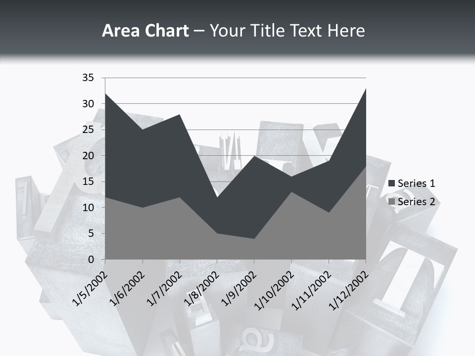 Font Old Characters PowerPoint Template