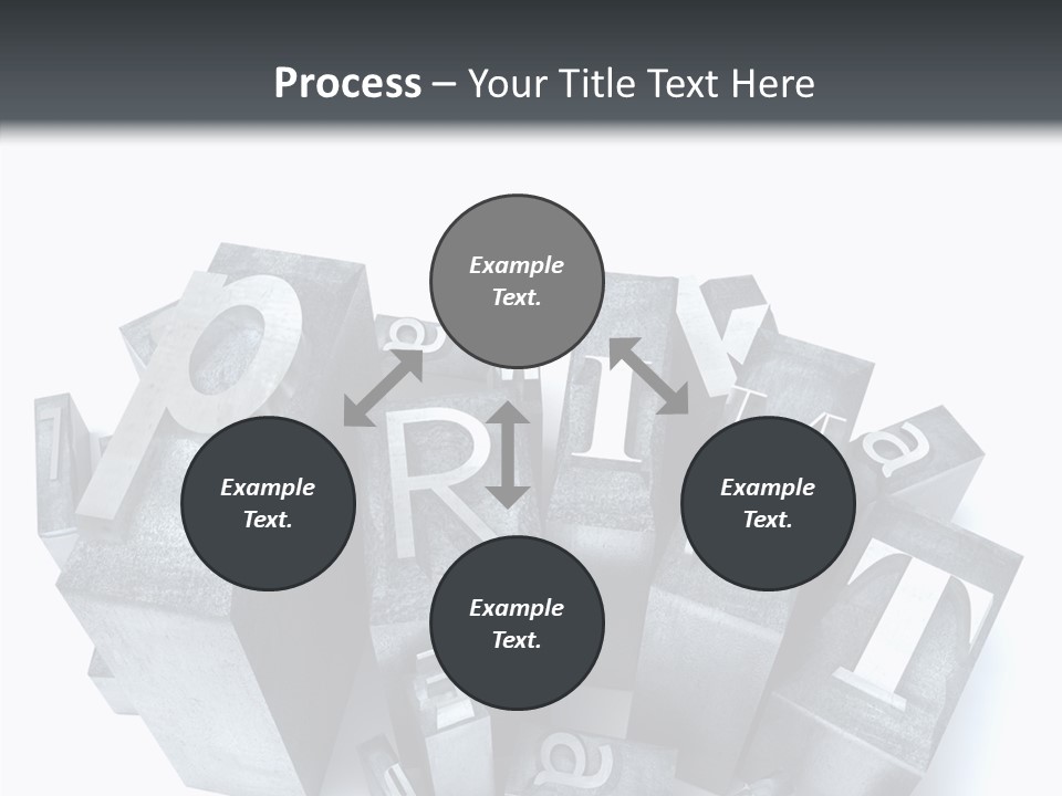 Font Old Characters PowerPoint Template