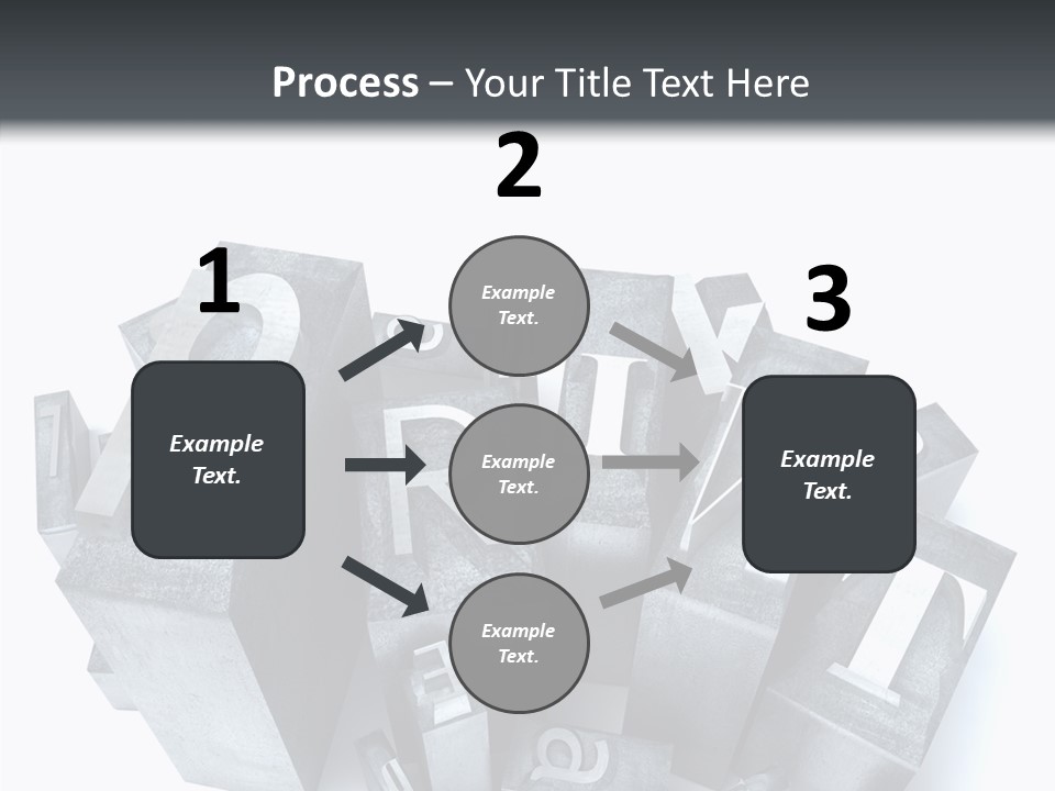 Font Old Characters PowerPoint Template