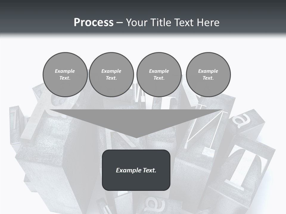 Font Old Characters PowerPoint Template