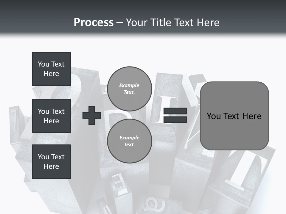Font Old Characters PowerPoint Template