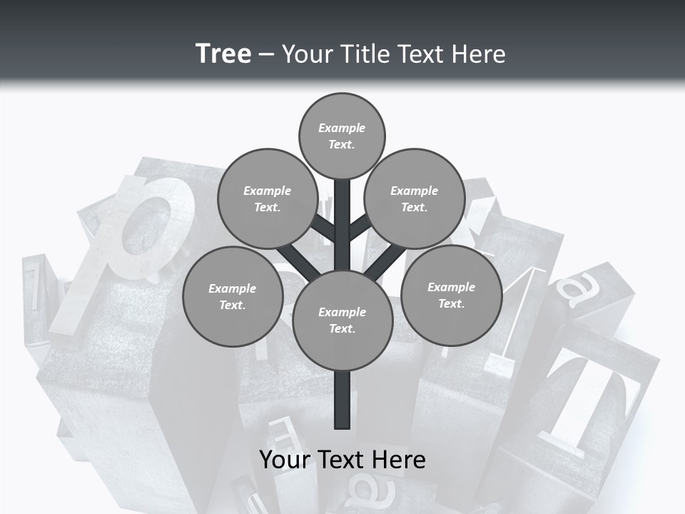 Font Old Characters PowerPoint Template