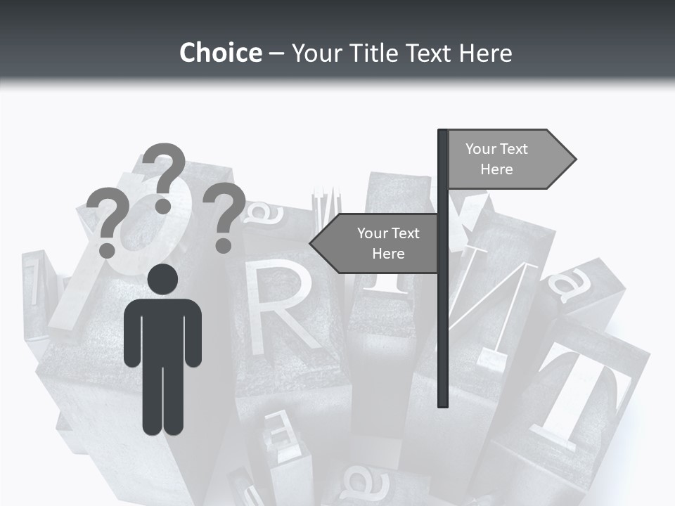 Font Old Characters PowerPoint Template