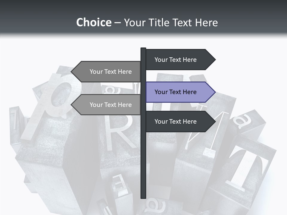 Font Old Characters PowerPoint Template