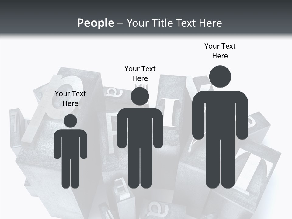 Font Old Characters PowerPoint Template