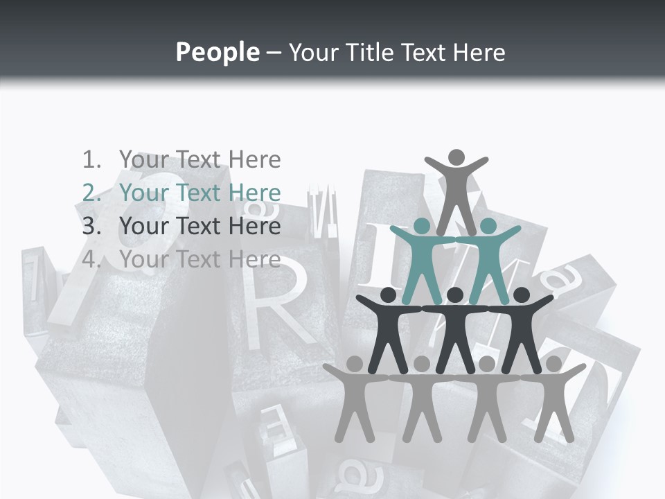 Font Old Characters PowerPoint Template