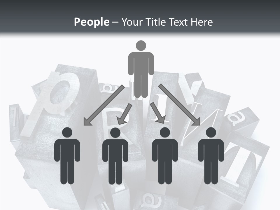 Font Old Characters PowerPoint Template