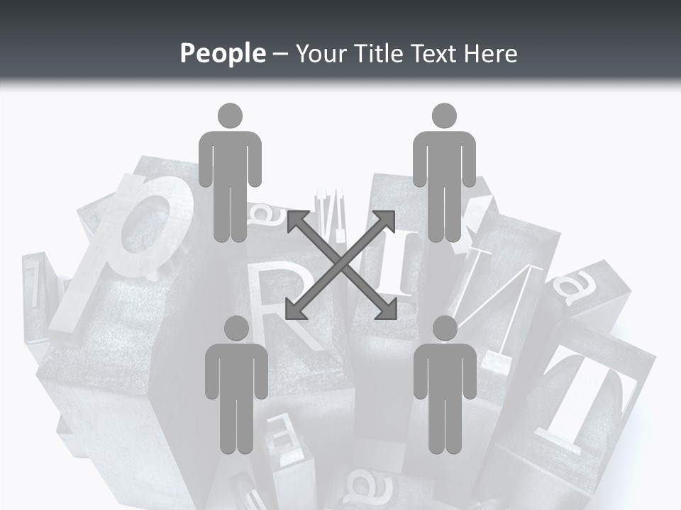 Font Old Characters PowerPoint Template