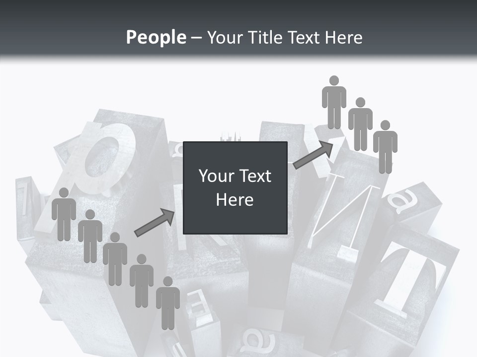 Font Old Characters PowerPoint Template