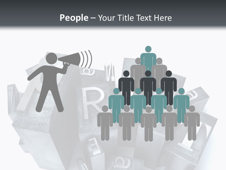 Font Old Characters PowerPoint Template