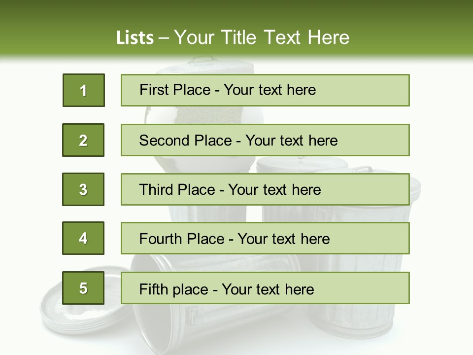 Rubbish Death Waste PowerPoint Template