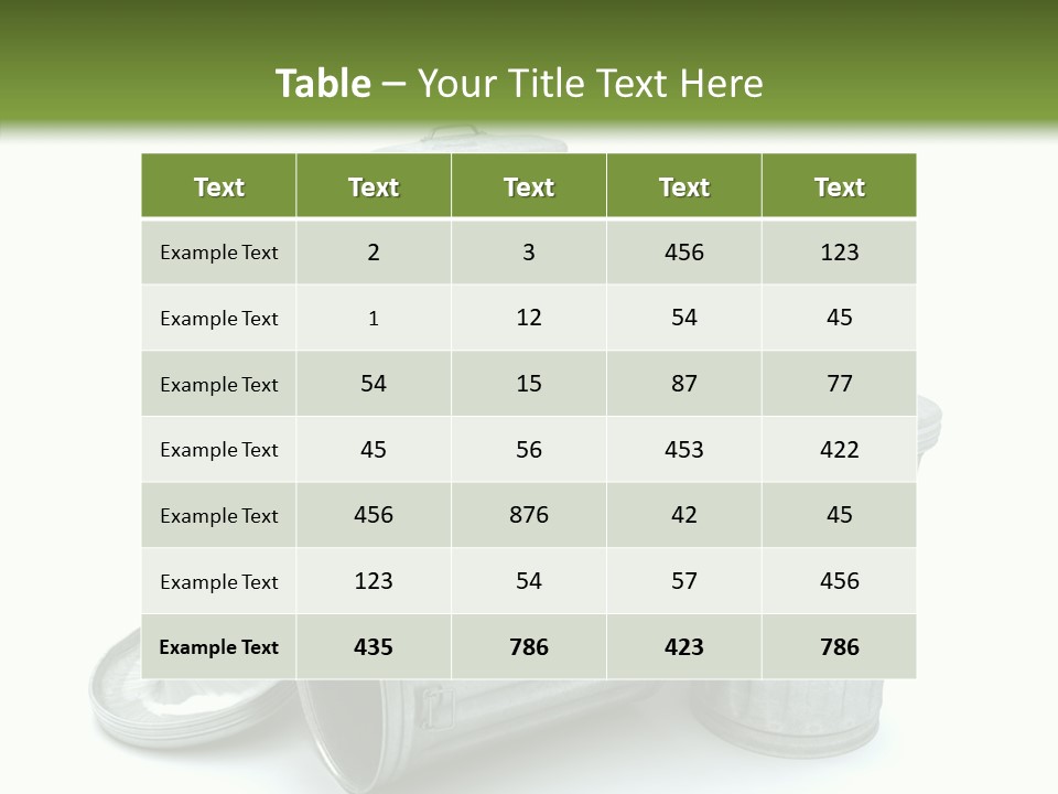 Rubbish Death Waste PowerPoint Template