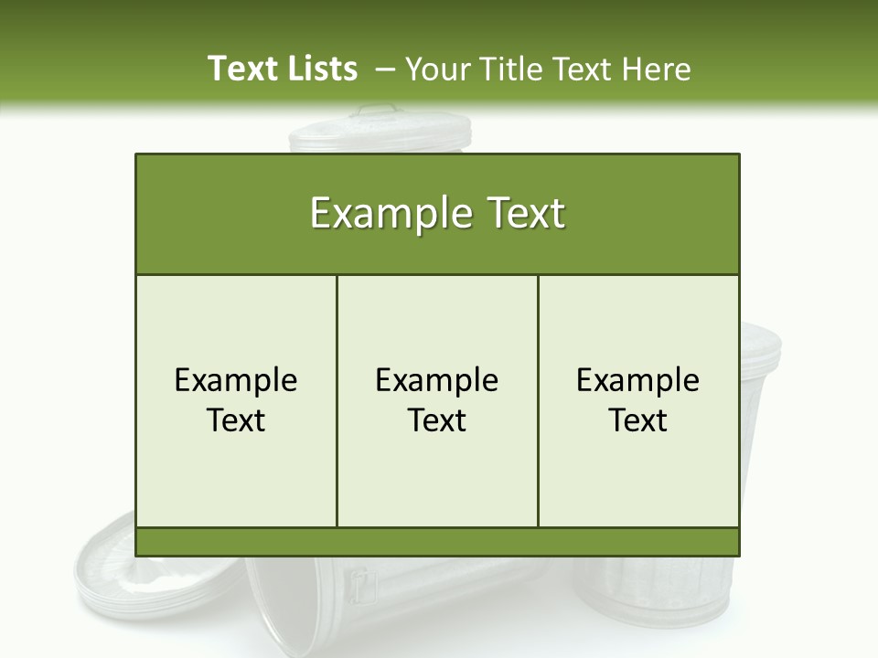 Rubbish Death Waste PowerPoint Template