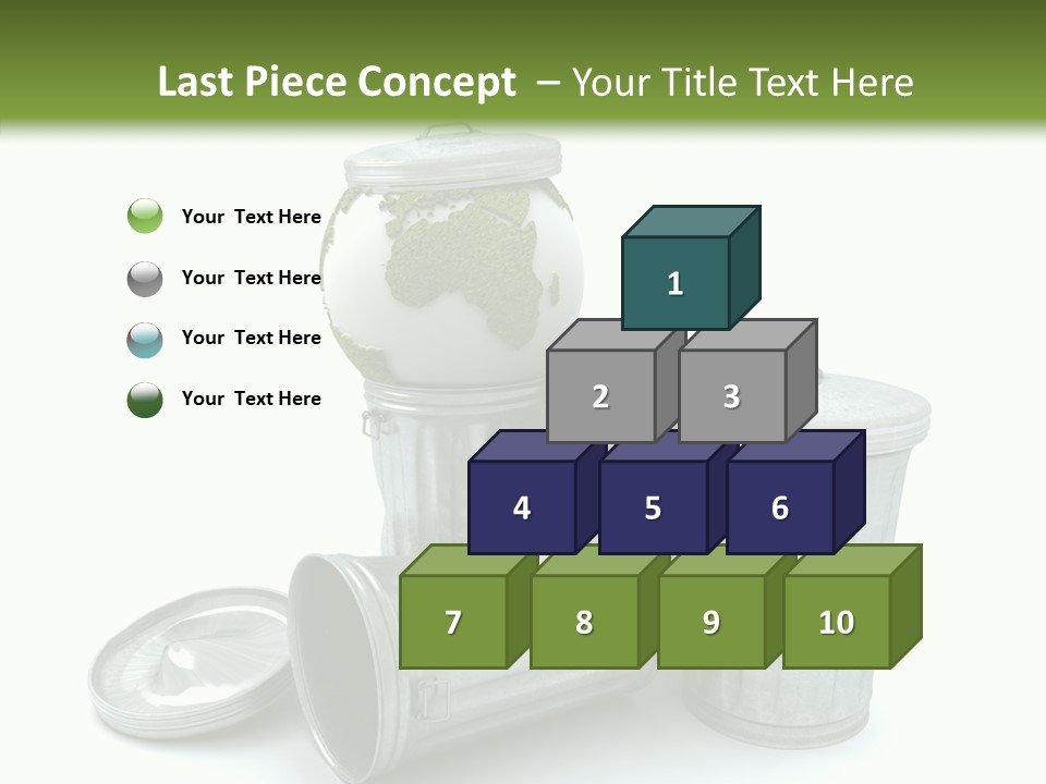 Rubbish Death Waste PowerPoint Template