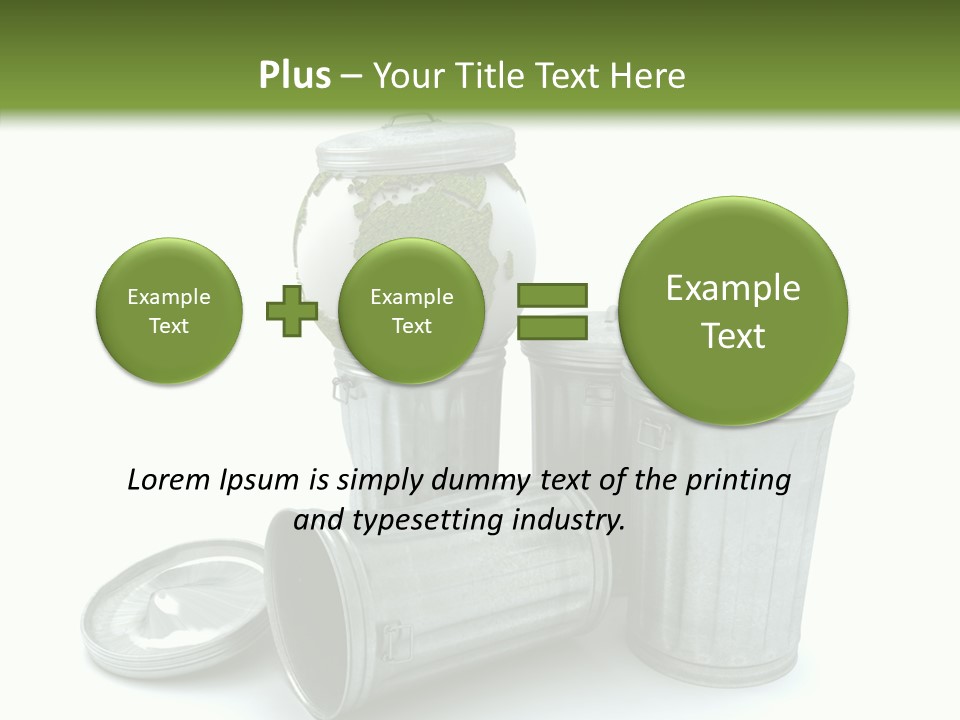 Rubbish Death Waste PowerPoint Template
