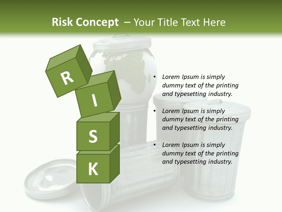 Rubbish Death Waste PowerPoint Template