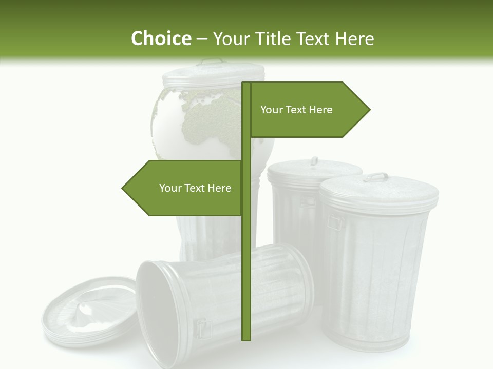 Rubbish Death Waste PowerPoint Template