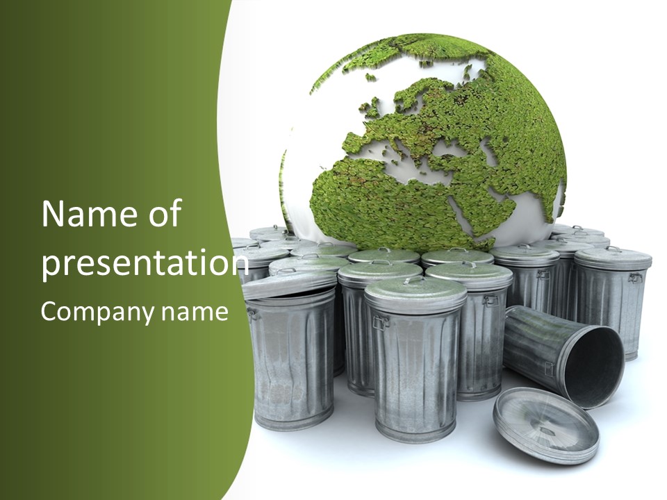 Trash Disaster Issue PowerPoint Template