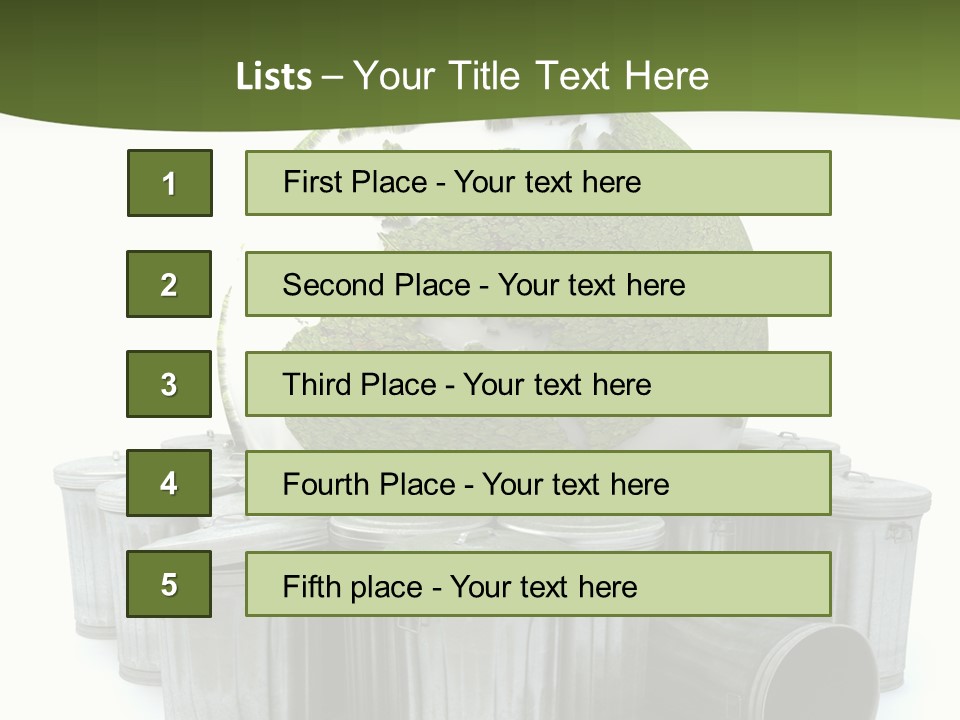 Trash Disaster Issue PowerPoint Template