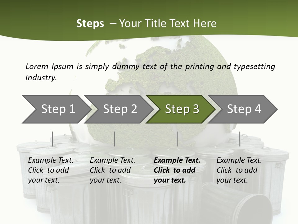 Trash Disaster Issue PowerPoint Template