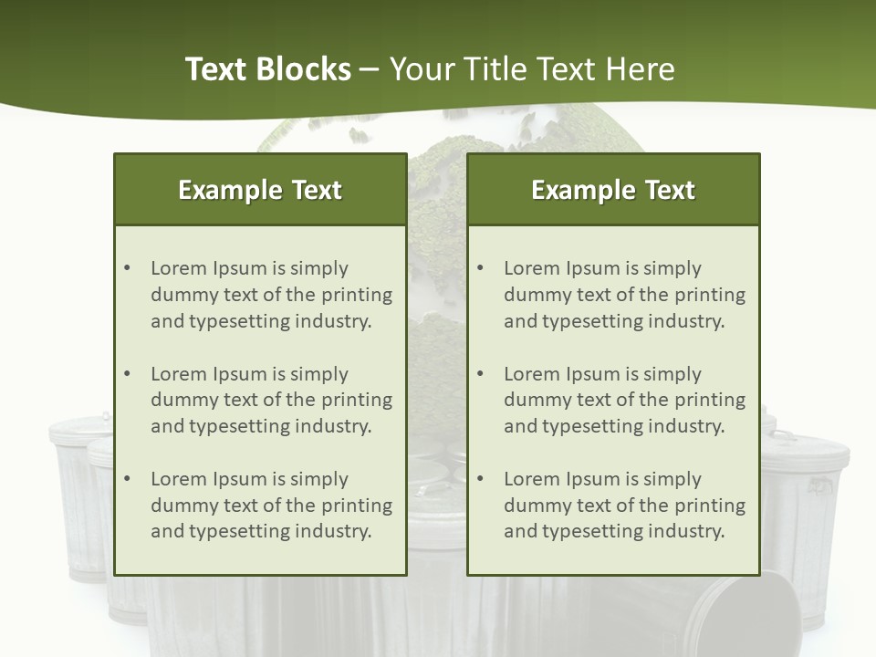 Trash Disaster Issue PowerPoint Template