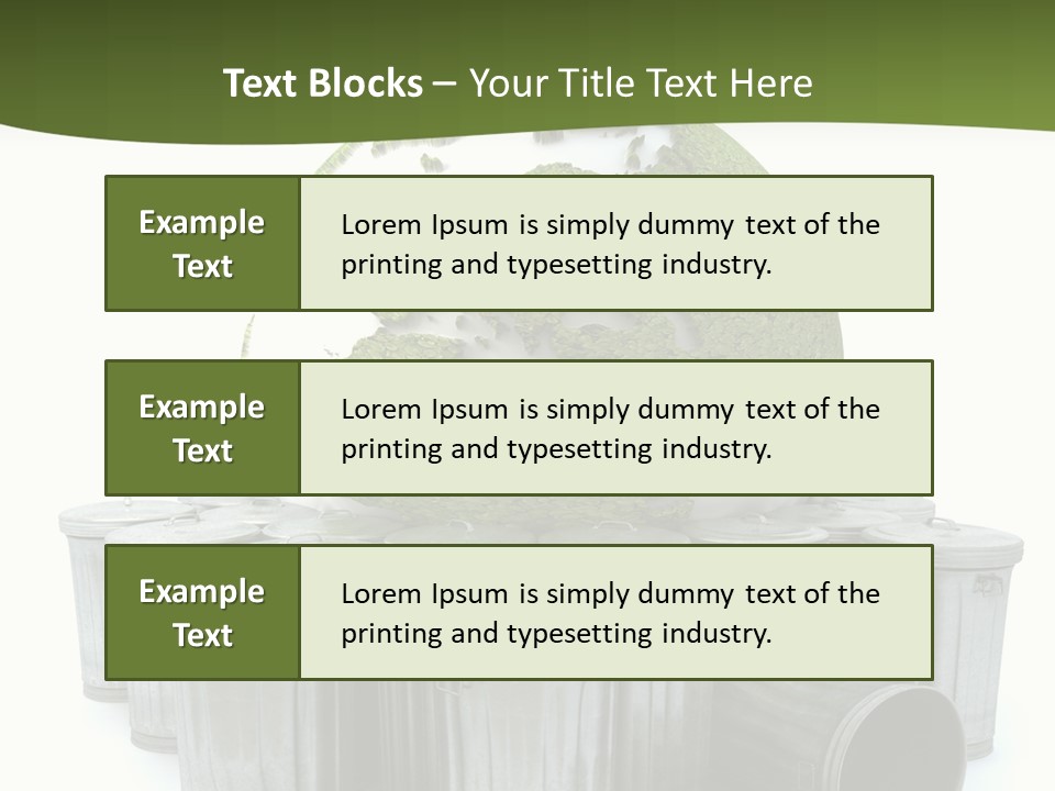 Trash Disaster Issue PowerPoint Template