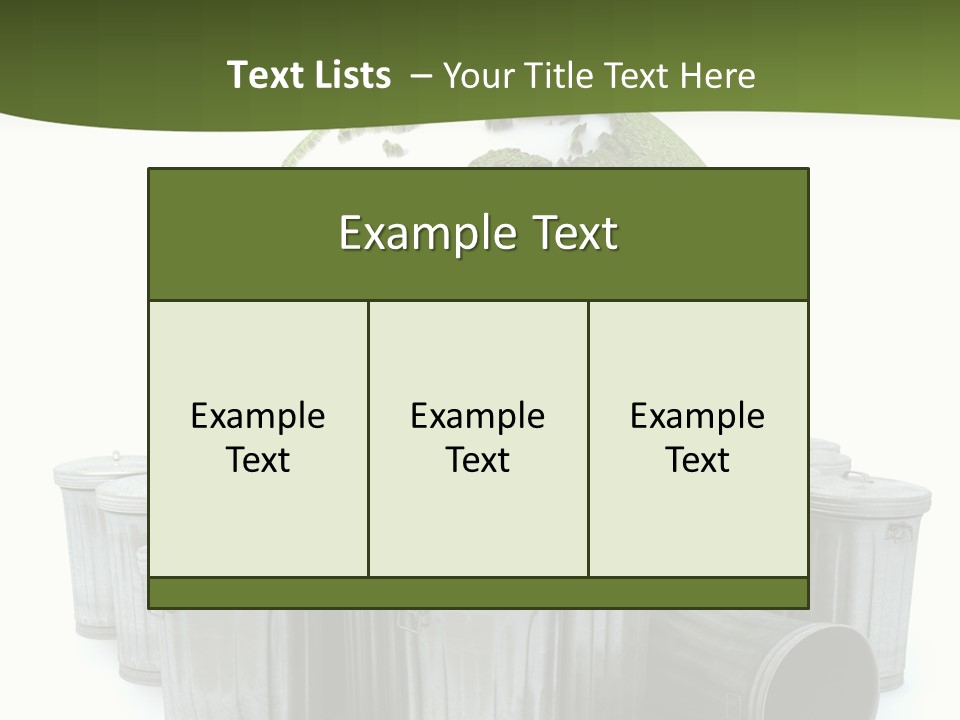 Trash Disaster Issue PowerPoint Template
