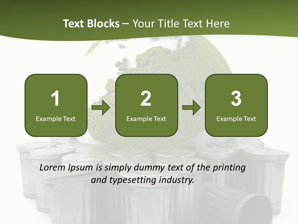 Trash Disaster Issue PowerPoint Template