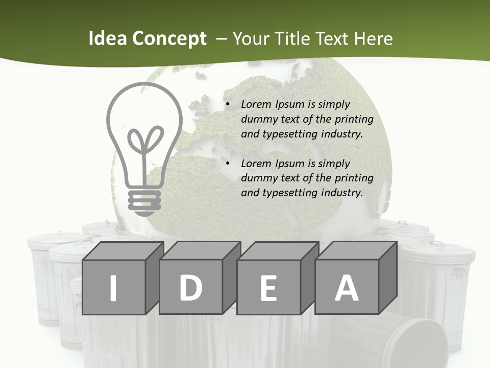 Trash Disaster Issue PowerPoint Template