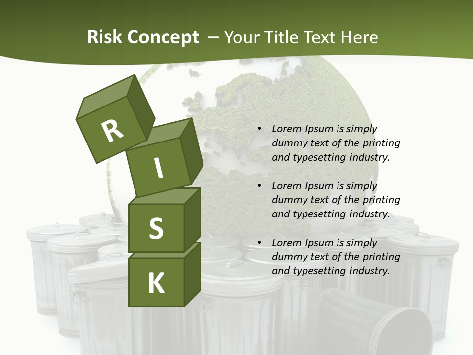 Trash Disaster Issue PowerPoint Template