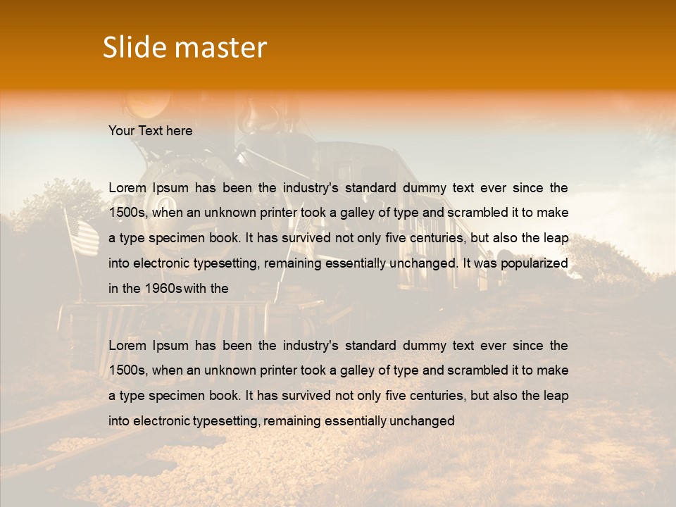 Motion Glory Landscape PowerPoint Template