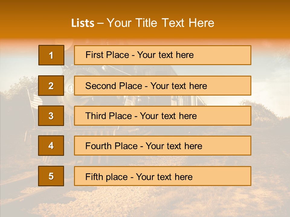 Motion Glory Landscape PowerPoint Template