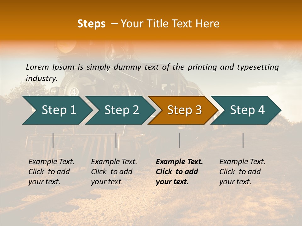 Motion Glory Landscape PowerPoint Template