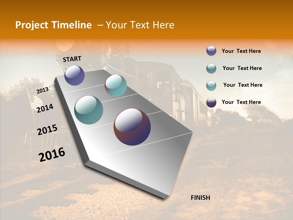 Motion Glory Landscape PowerPoint Template