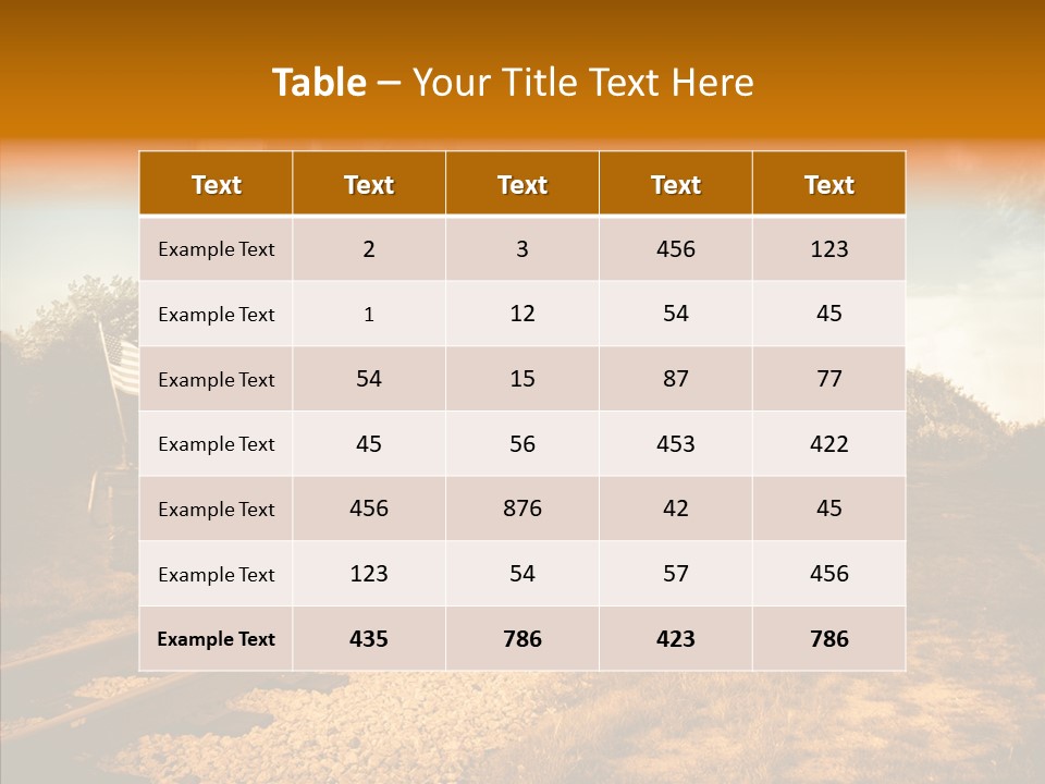 Motion Glory Landscape PowerPoint Template