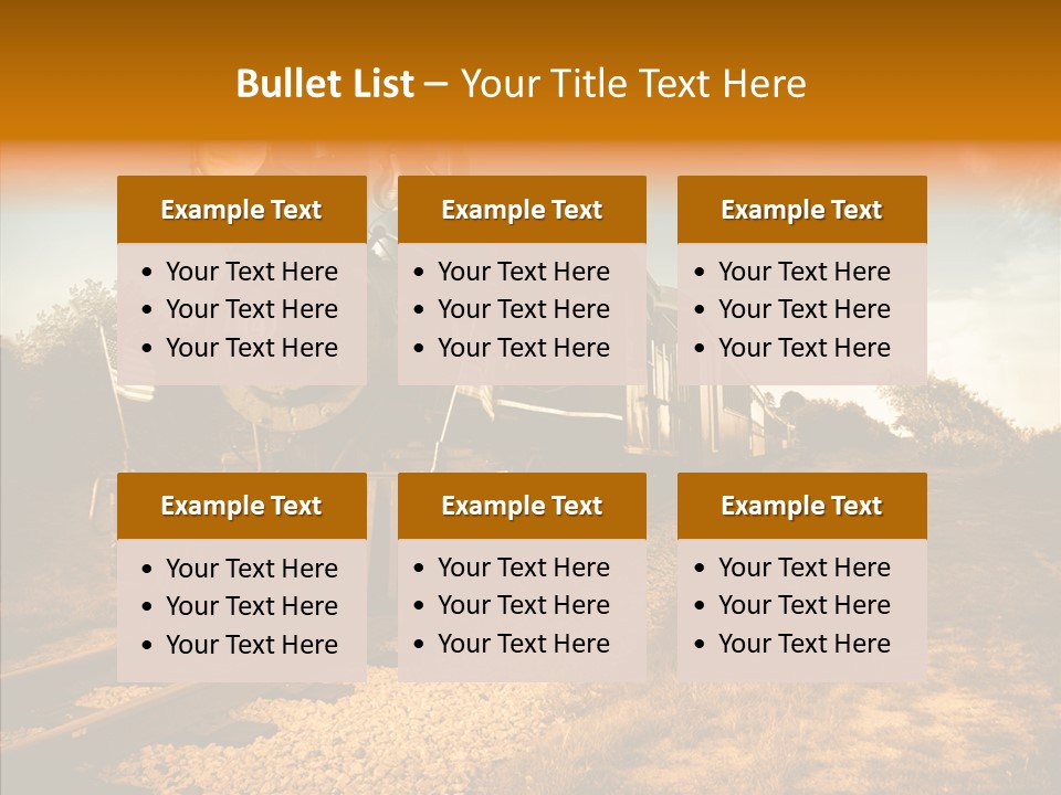 Motion Glory Landscape PowerPoint Template