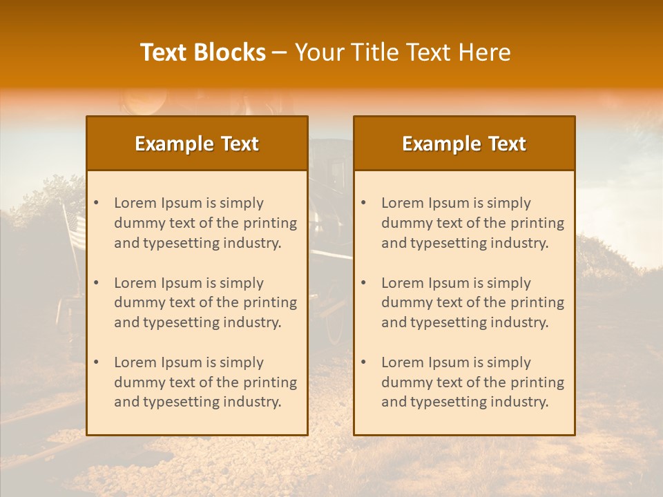 Motion Glory Landscape PowerPoint Template