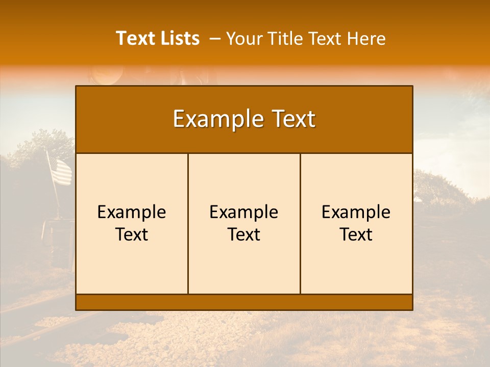 Motion Glory Landscape PowerPoint Template