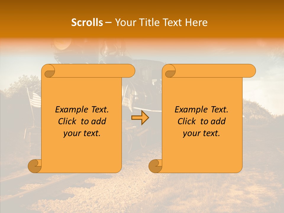 Motion Glory Landscape PowerPoint Template