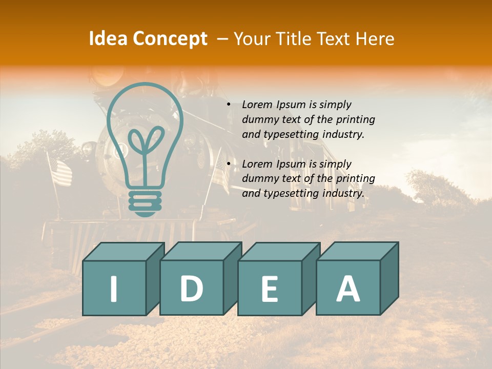 Motion Glory Landscape PowerPoint Template