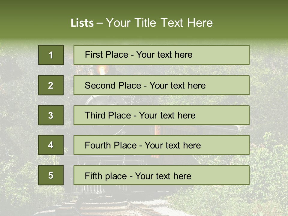 Vintage Passengers Whistle PowerPoint Template