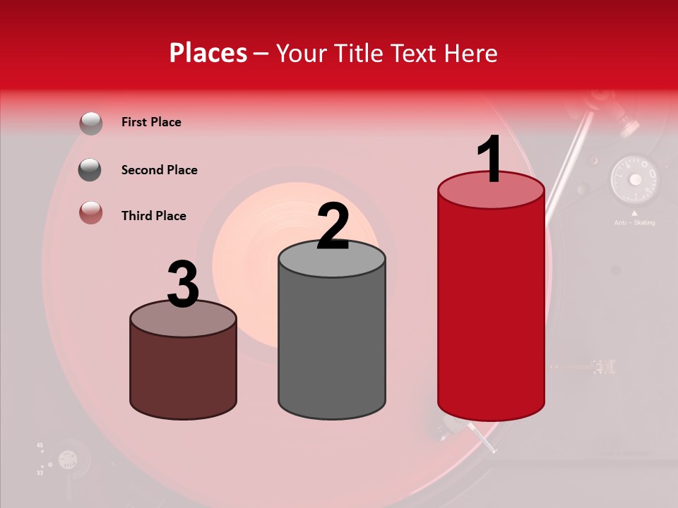 Nightclub Scratch Vinyl PowerPoint Template