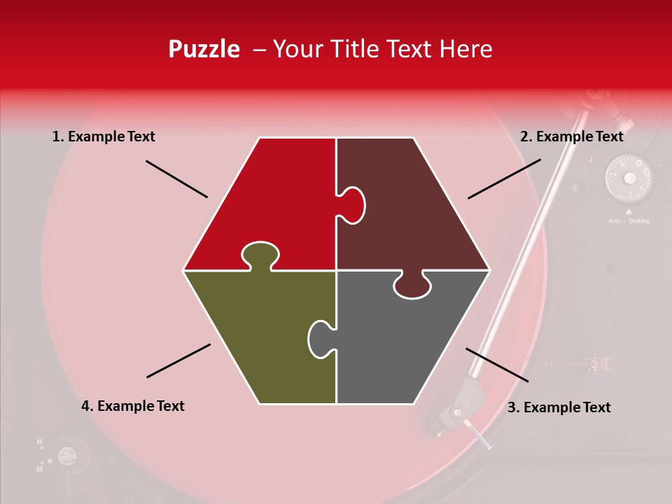 Nightclub Scratch Vinyl PowerPoint Template