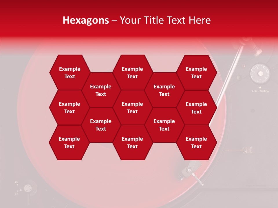 Nightclub Scratch Vinyl PowerPoint Template