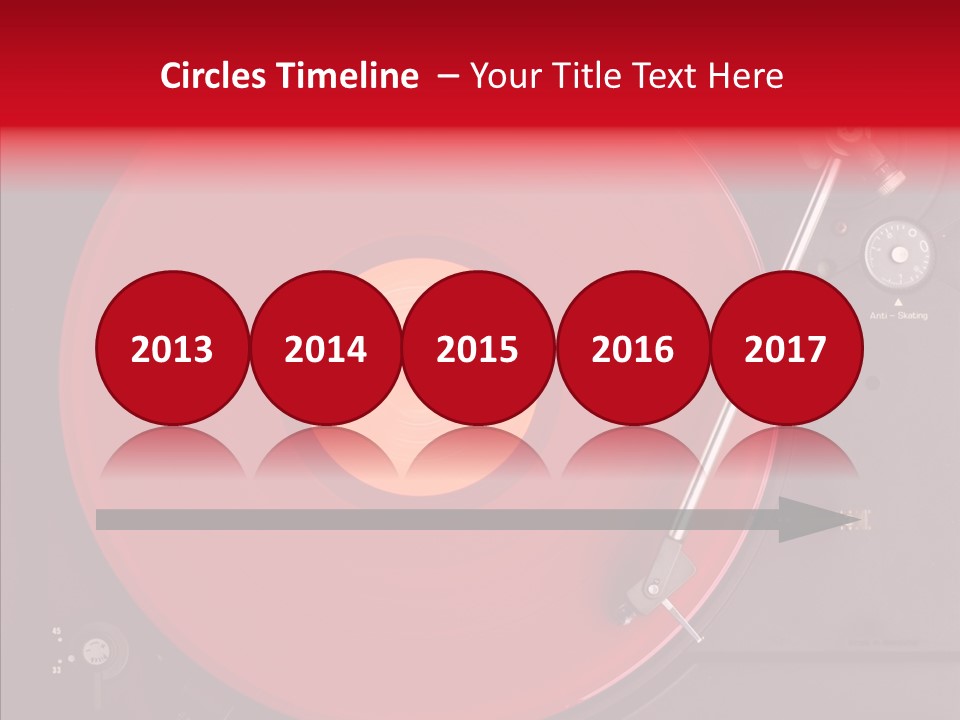 Nightclub Scratch Vinyl PowerPoint Template